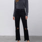 Insane Gene - High Rise Ripped Frayed Jeans
