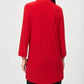 Joseph Ribkoff - Mandarin Collar 3/4 Sleeve Trapeze Tunic
