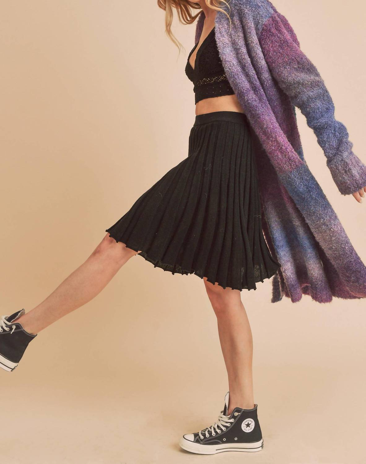 Aemi + Co - Kapri Knit Skirt with Attached Shorts