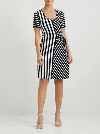 Joseph Ribkoff - MIXED STRIPE DRESS