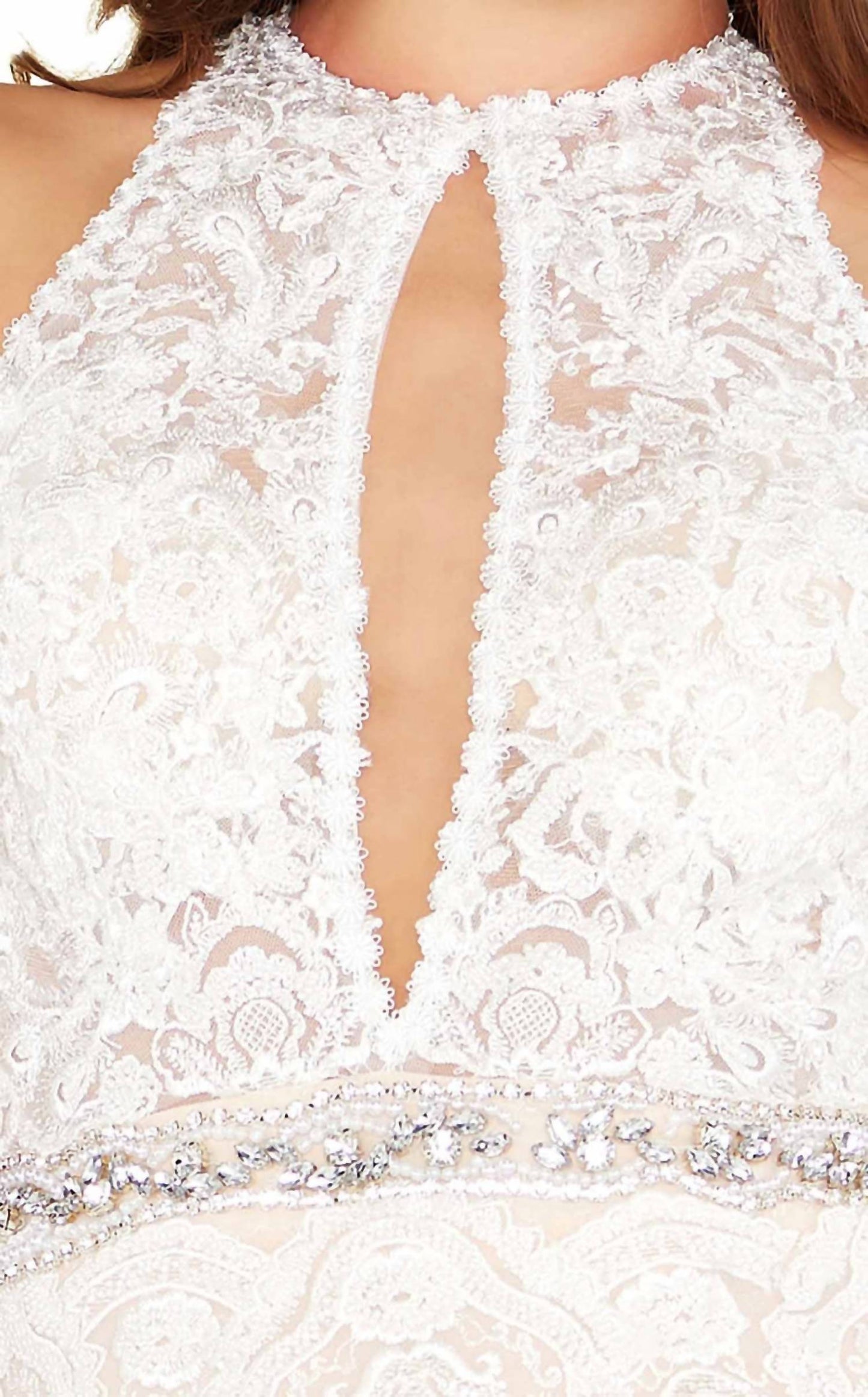 Mac Duggal - Risque Sheer Embroidered Gown