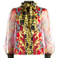 Alice + Olivia - Brentley Tie Neck Blouse