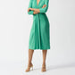 Joseph Ribkoff - Faux Wrap Midi Sheath Dress