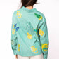 Queen Of Sparkles - Licensed Baylor Mini Icon Striped Button Down Top