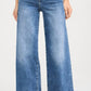 Frame - Le Slim Palazzo Raw Fray Jeans