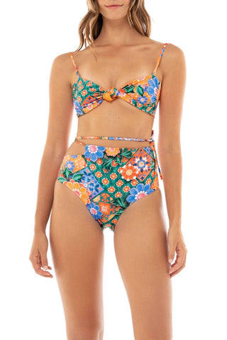 Agua Bendita - Lucille Tile Bikini Top