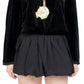 Ciao Lucia - Javiera Velvet Rosette Jacket