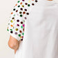 Trendsi - BiBi Metallic Letter Spangle Raglan Puff Sleeve Top