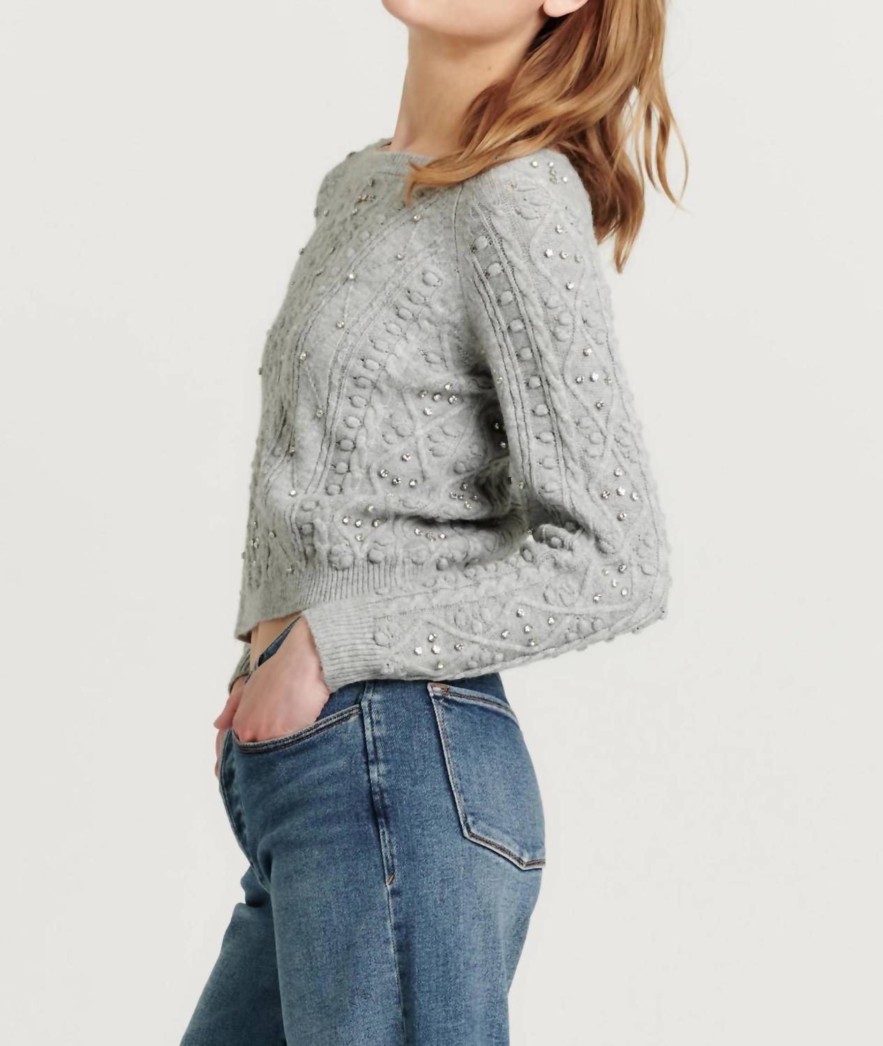 Another Love - CARLOTTA EMBELLISHED SWEATER