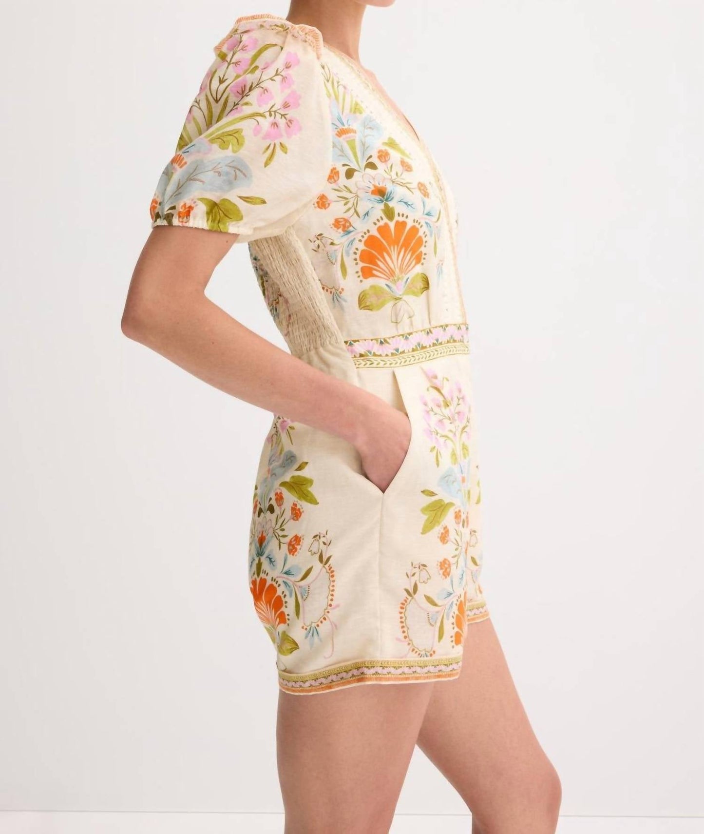 Caballero - Dany Vintage Floral Romper
