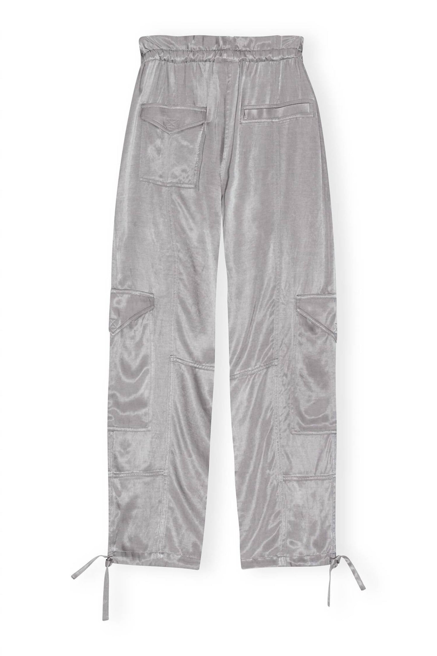 Ganni - Washed Satin Trouser