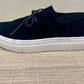 All Black - Women's Gathered Sneak Shoes