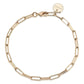 Eklexic - Women's Elongated Link Chain Anklet