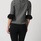Joseph Ribkoff - Houndstooth Print Top