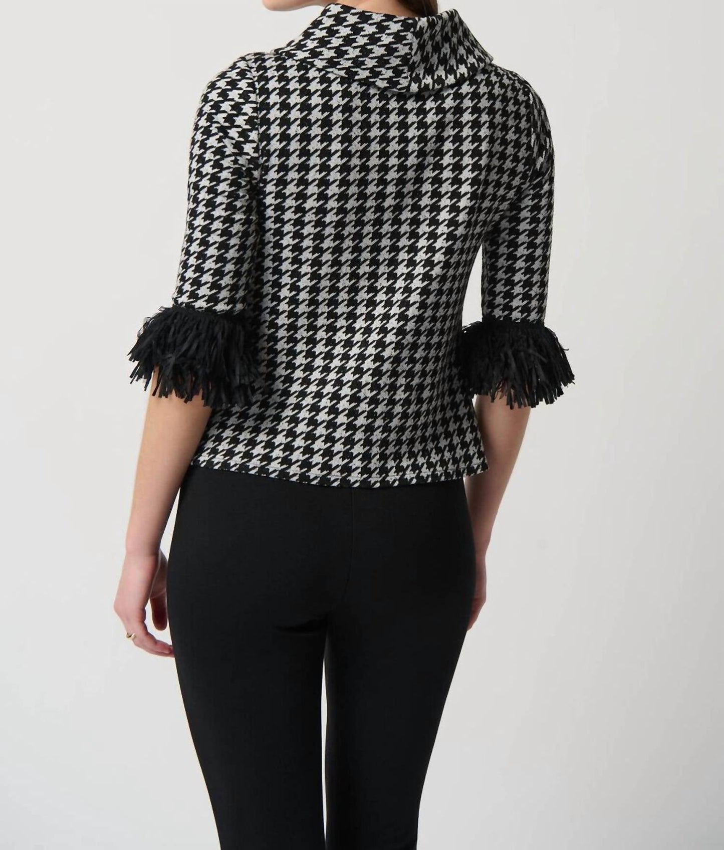 Joseph Ribkoff - Houndstooth Print Top