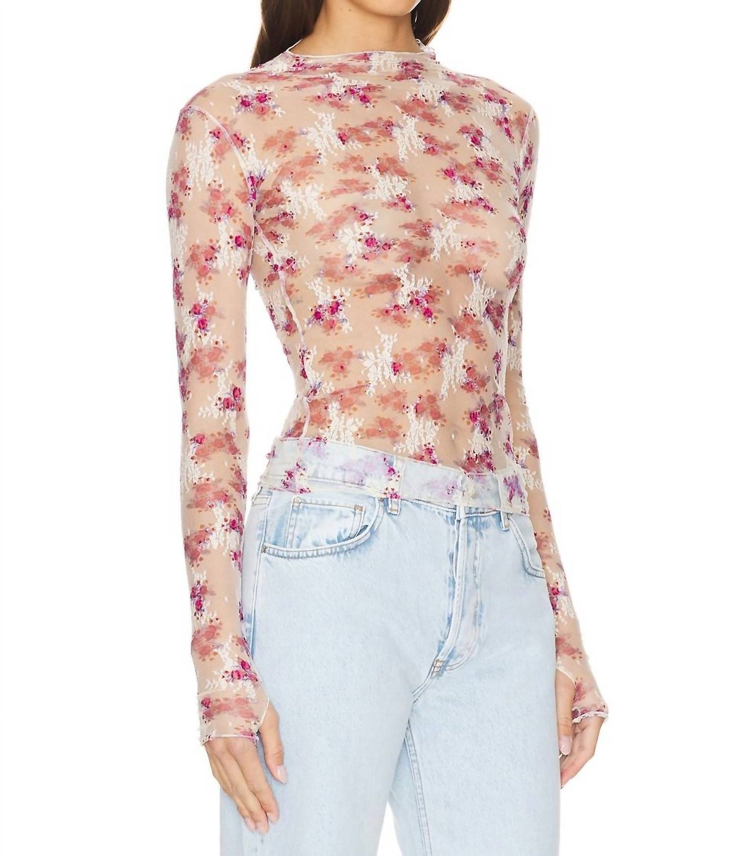 Free People - PRINTED LADY LUX LAYERING TOP