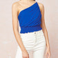 Entro - One Shoulder Crop Top