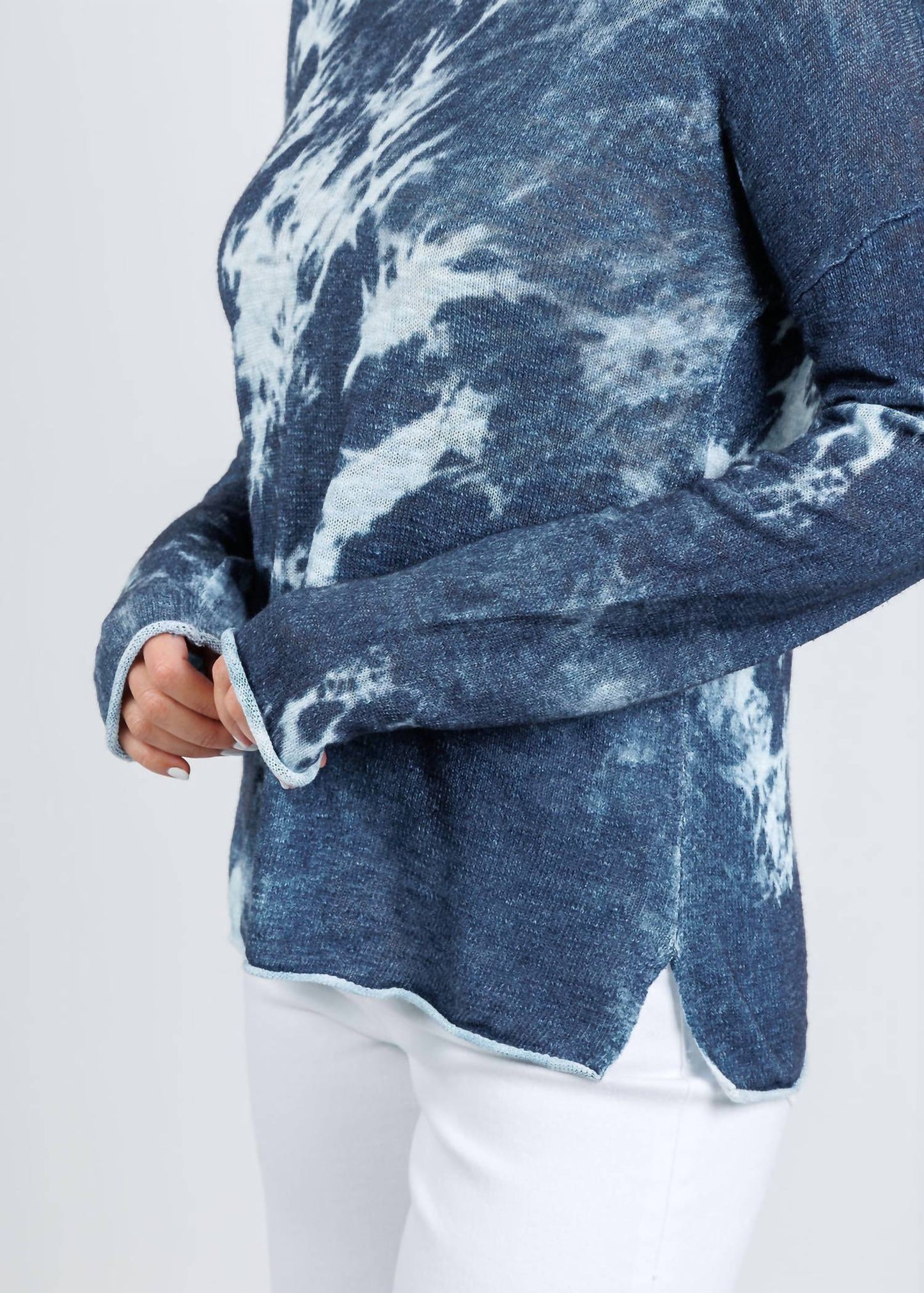 J. Society - Tie Dye Long Sleeve Crew Sweater