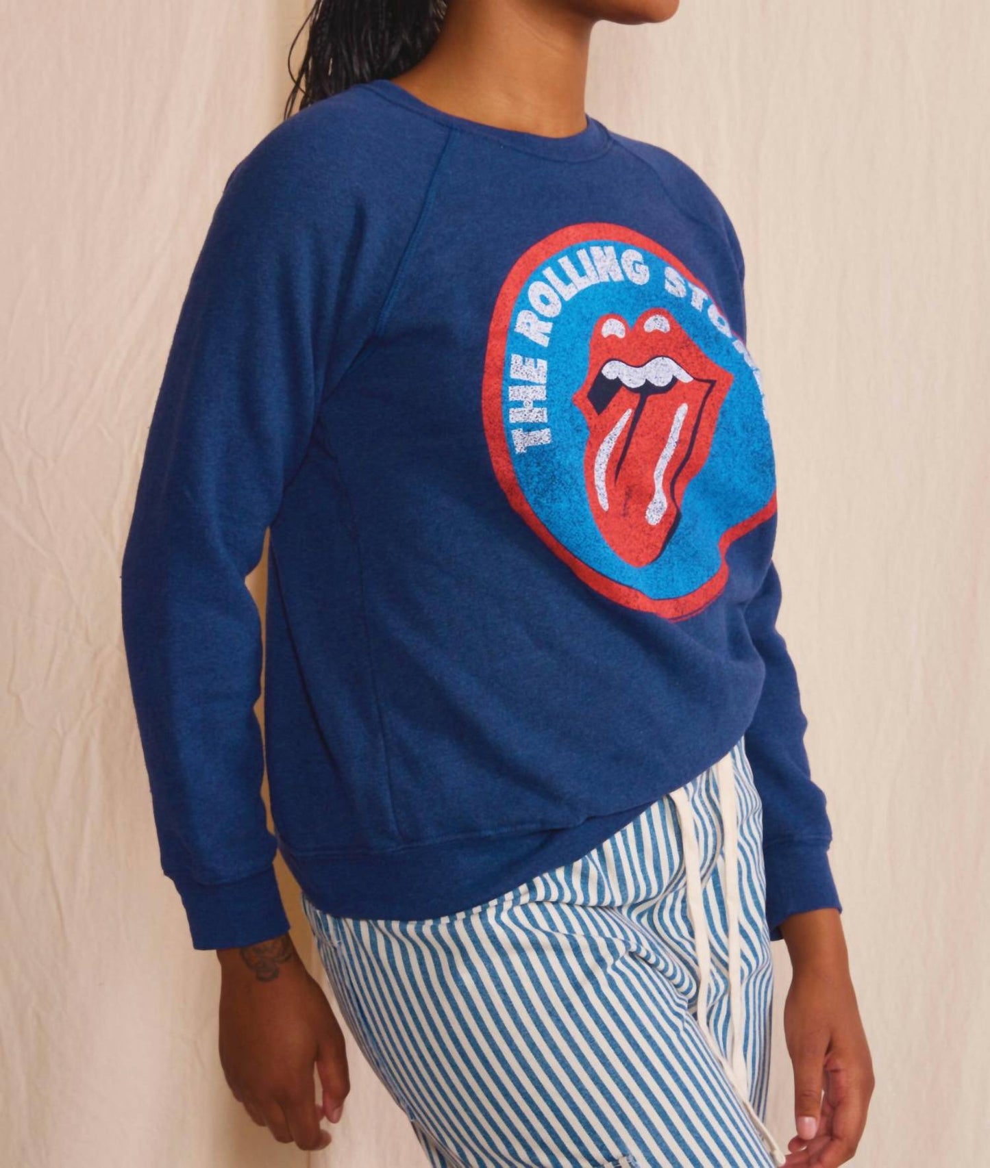 People Of Leisure - Rolling Stones Logo Sweatshirt