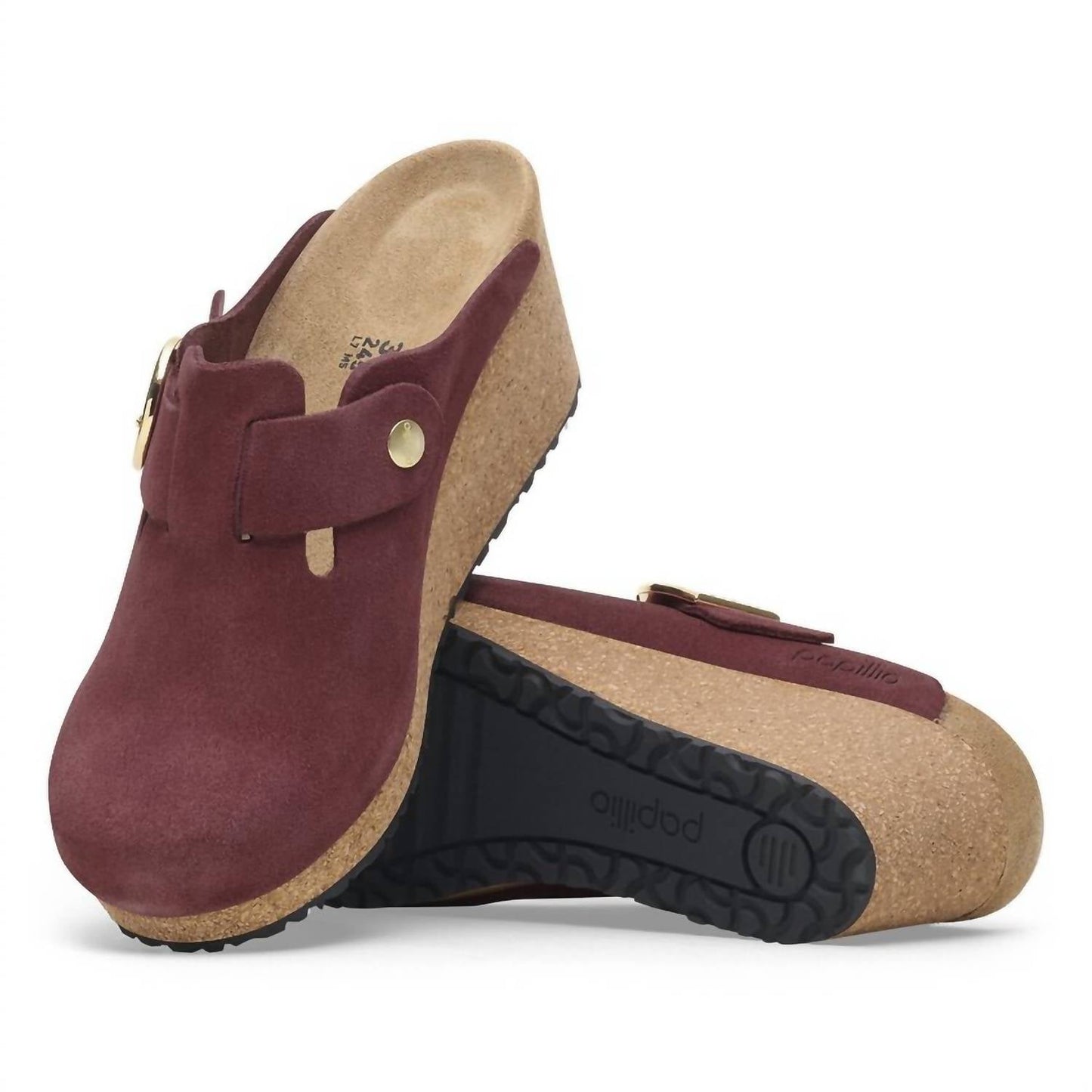 Birkenstock - Women's Fanny Ring Buckle Suede Leather Clog - Medium/Narrow