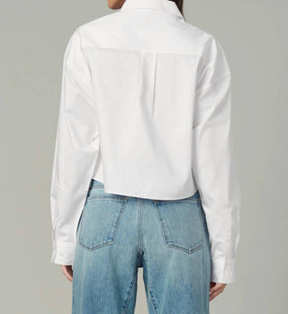 Joe'S Jeans - The Cropped Boyfriend Button Down Shirt