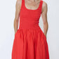 Pistola - Alessia Smocked Drop Waist Midi Dress