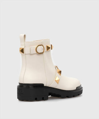 Valentino Garavani - Women's Roman Stud Leather Boots