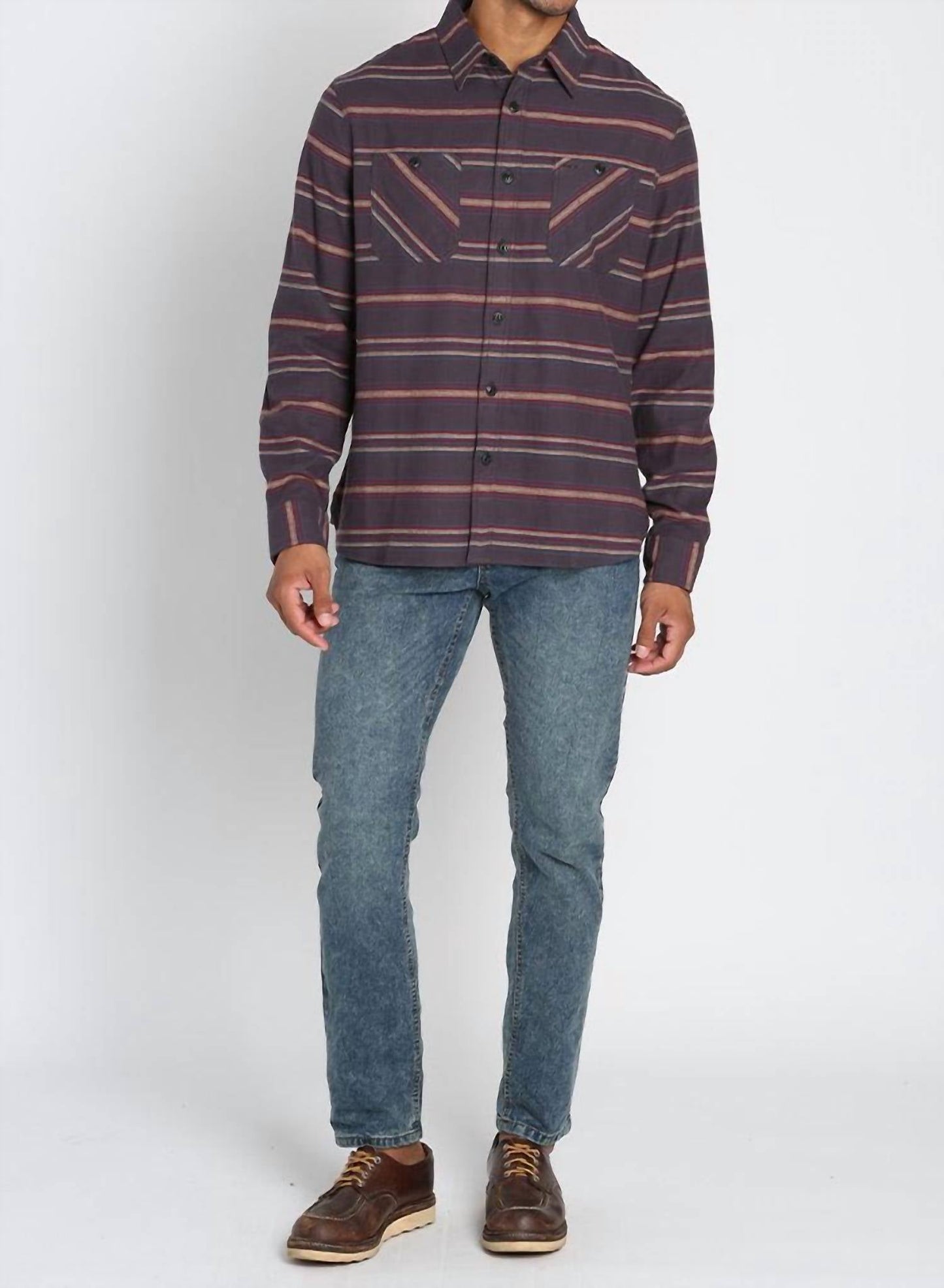 Jachs New York - Stretch Midweight Flannel Workshirt