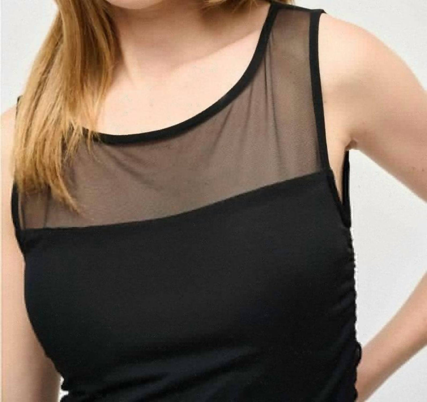 Joseph Ribkoff - Mesh Sleeveless Top