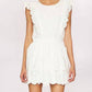 Steve Madden - Women's Jayda Eyelet Trim Dress