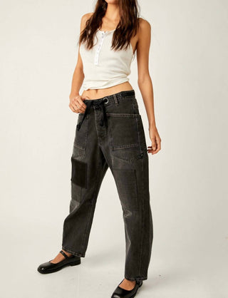 Free People - Moxie Low Slung Pull On Jeans