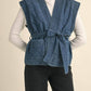 &Merci - Lost In Thought Quilted Denim Vest