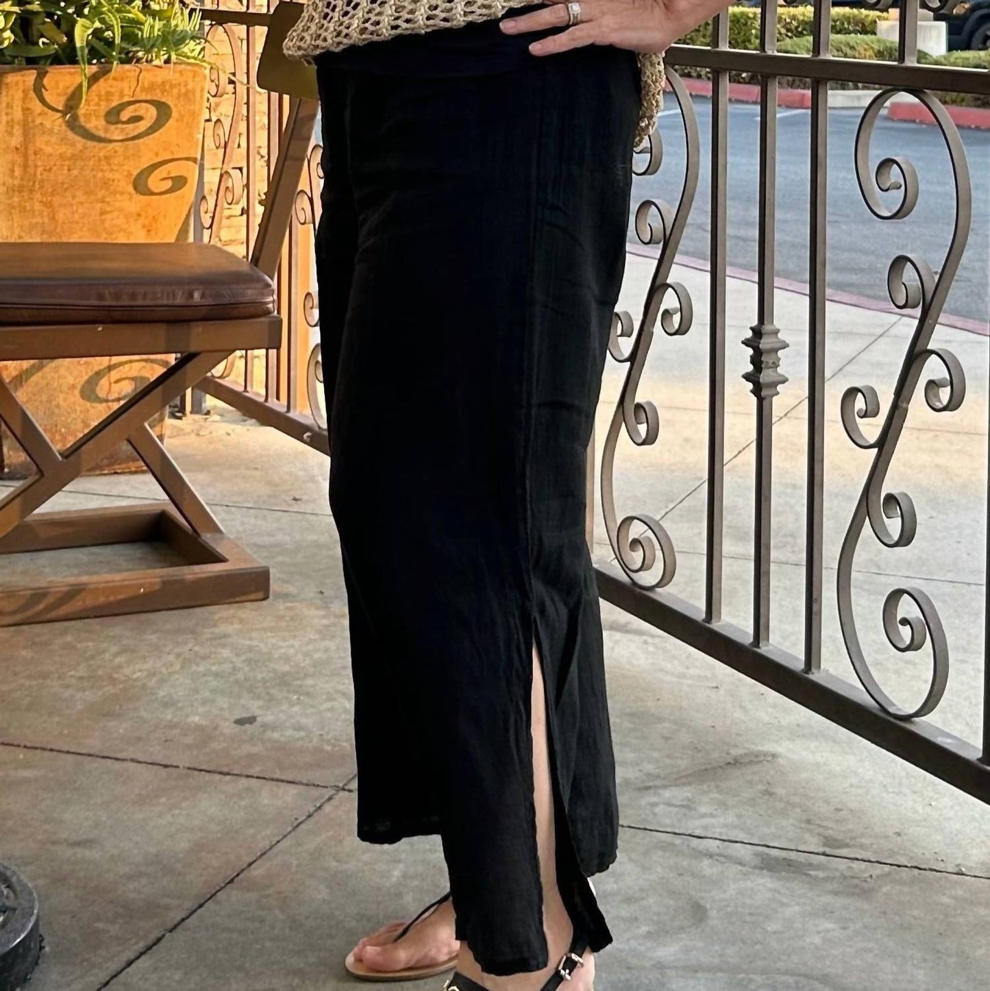 Gigi Moda - Flo Linen Capri Pants