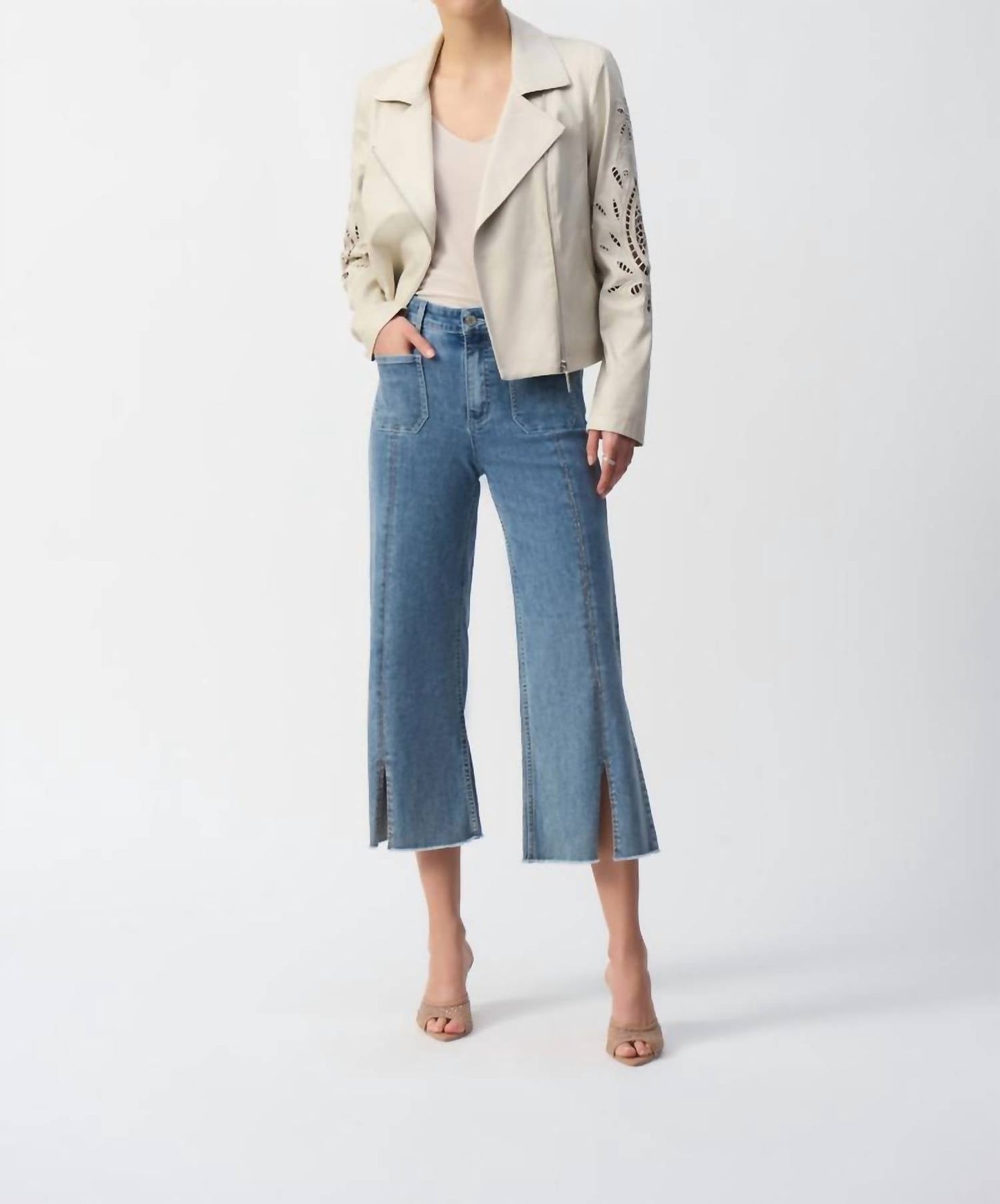 Joseph Ribkoff - Faux Suede Jacket