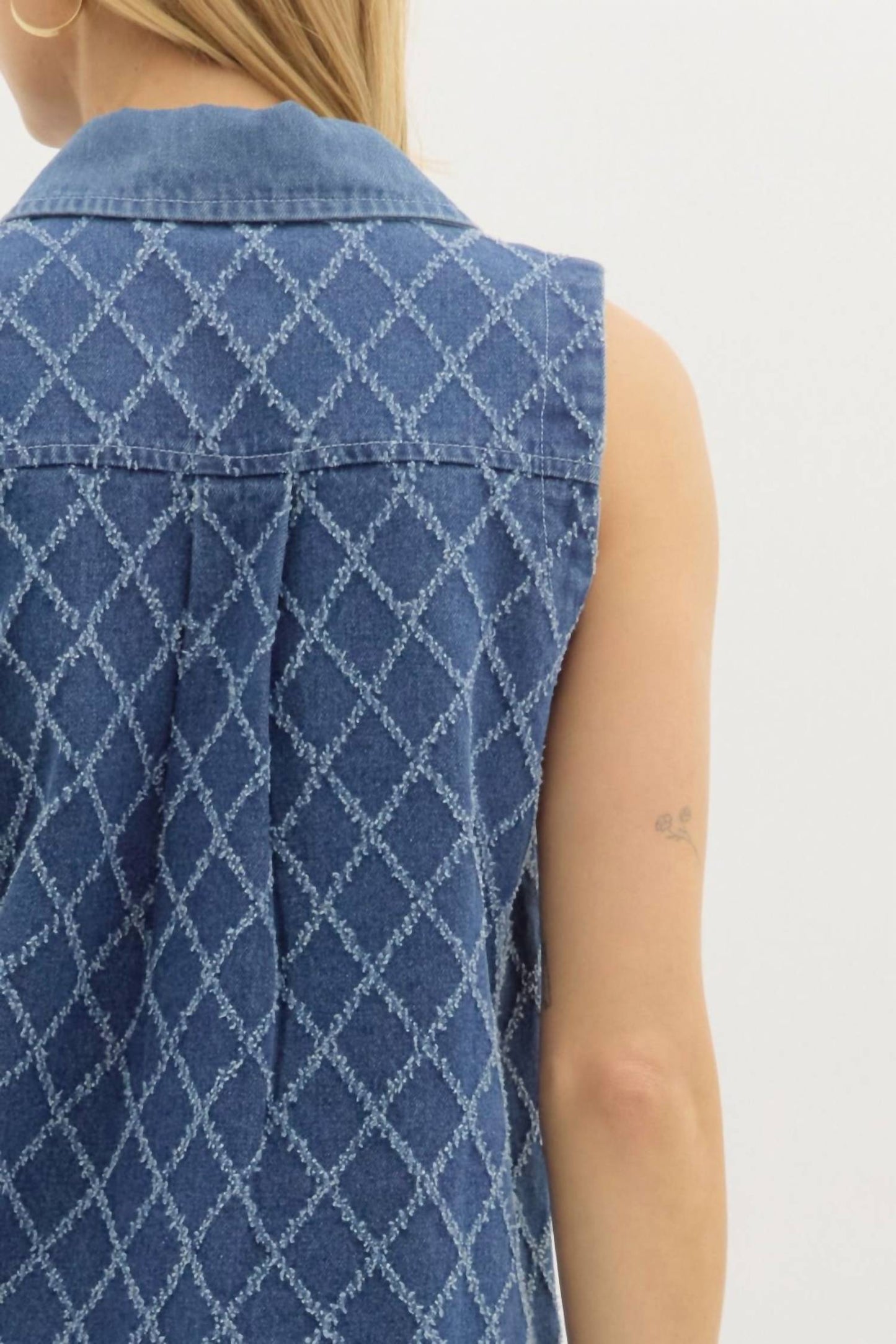 Entro - Diamond Days Denim Mini Dress