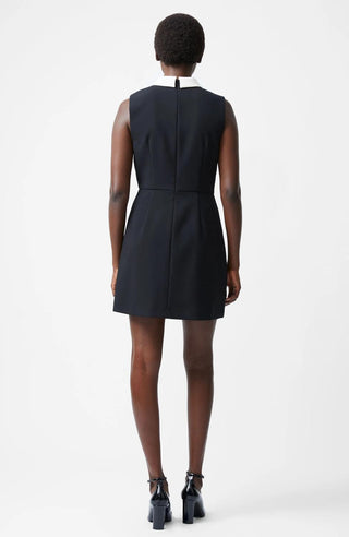 French Connection - Gemma Collared Tie Mini Dress