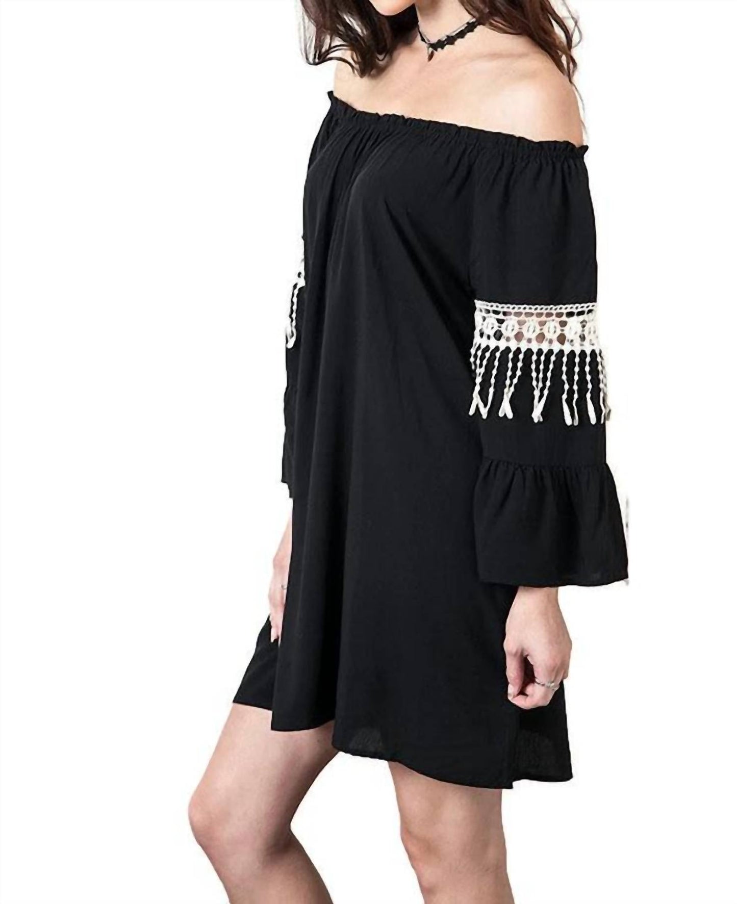 Umgee - Bell Sleeve Boho Chic Dress