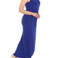 Joseph Ribkoff - Embellished Pleated Halter Evening Dress