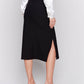 Charlie B - Knee-length Skirt With Side Slits And Pockets