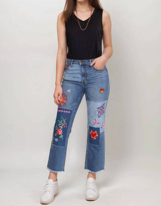 Johnny Was - Crop Straight Jeans