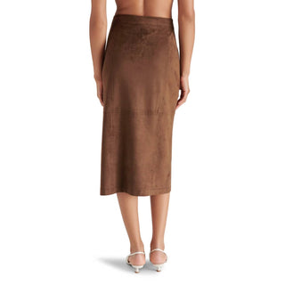 Steve Madden - Riya Faux Suede Midi Skirt