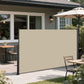 Retractable Side Awning, Waterproof and UV Resistant, Privacy Screen for Patio