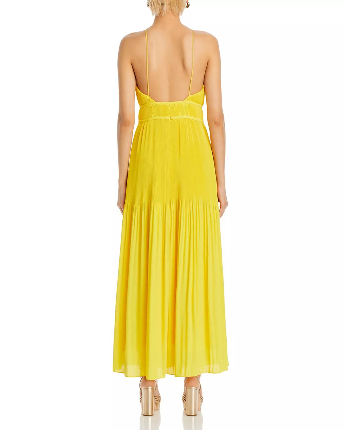 Amur - Garren Pleated Maxi Dress