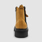 Kcr Group - Women's Modern Lined Zip-up Leather Boots
