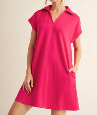 Jodifl - Celeste Collared Scuba Dress