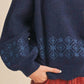 &Merci - Scalloped Mock Neck Sweater