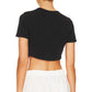 A.L.C. - Womens Wren Tee Cropped Top