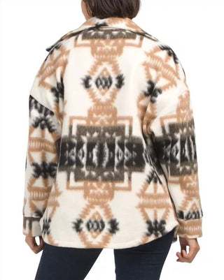 Elan - Aztec Print Coat