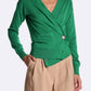Cissa - Wrap V Neck Cardigan