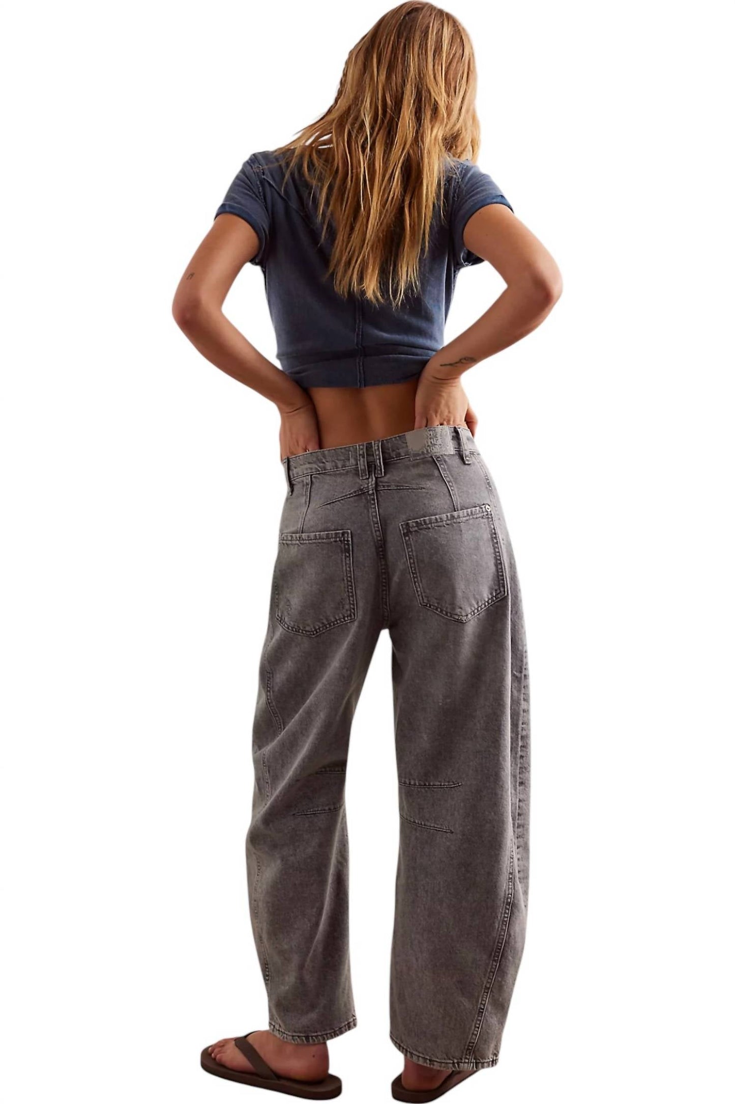 Free People - Good Luck Barrel Jeans